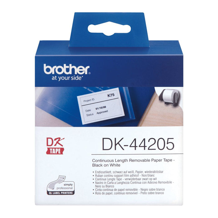 EAN 4977766635127 - Brother DK-44205 cinta para impresora de etiquetas Negro sobre blanco imagen 2