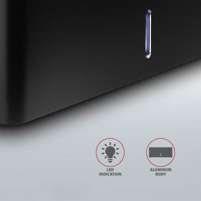 EAN 8595247905383 - Axagon ADSA-SN base de conexión para disco duro USB 3.2 Gen 1 (3.1 Gen 1) Type-A Negro imagen 8