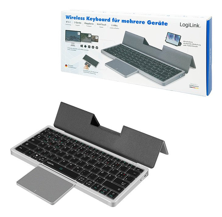EAN 4052792074697 - LogiLink ID0214 teclado Hogar / Oficina Bluetooth QWERTZ Alemán Gris imagen 6