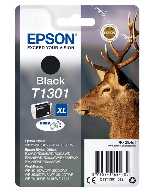 EAN 5057454503682 - Epson Stag T1301 cartucho de tinta 1 pieza(s) Original Alto rendimiento (XL) imagen 1