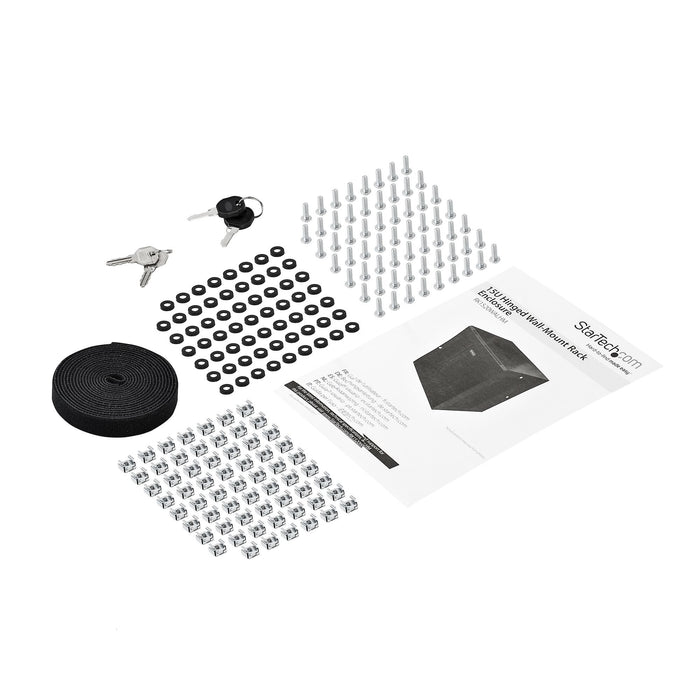 EAN 0065030870085 - StarTech.com RK1520WALHM armario rack Bastidor de pared Negro imagen 7