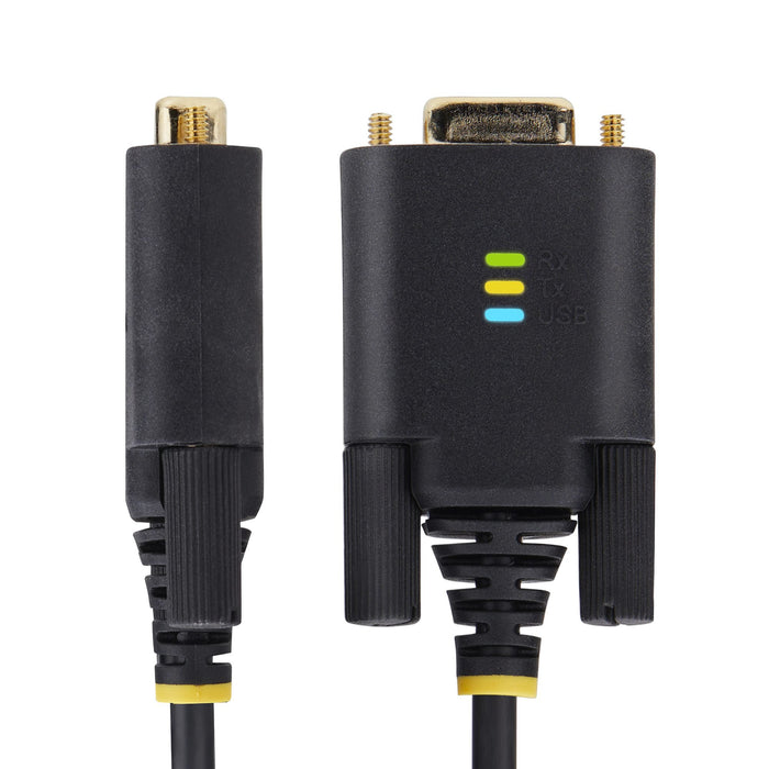 EAN 0065030898294 - StarTech.com 1P3FFCB-USB-SERIAL cable de serie Negro USB tipo A RS-232 imagen 2