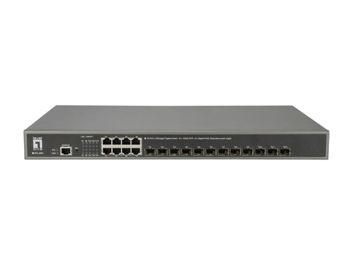 EAN 4015867208366 - LevelOne GTL-2091 Gestionado L3 Gigabit Ethernet (10/100/1000) Gris imagen 1