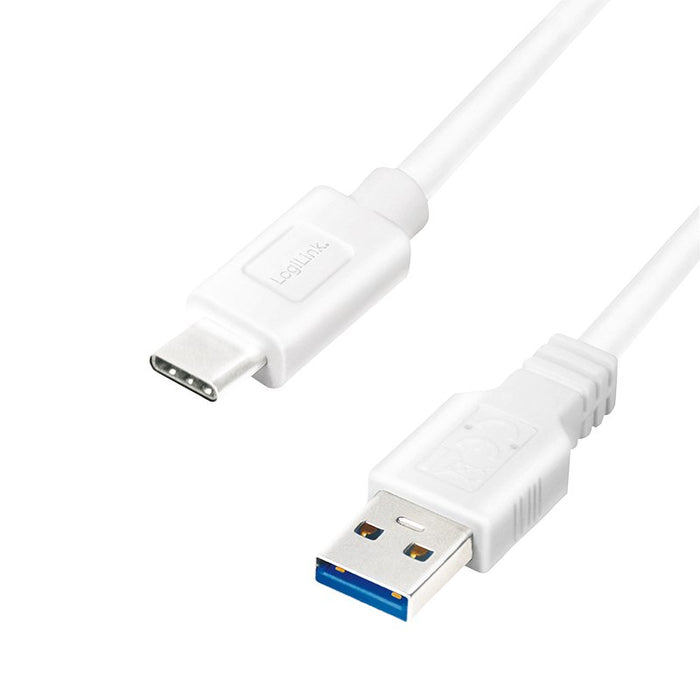 EAN 4052792055238 - LogiLink CU0174 cable USB USB 3.2 Gen 1 (3.1 Gen 1) 1 m USB A USB C Blanco imagen 1