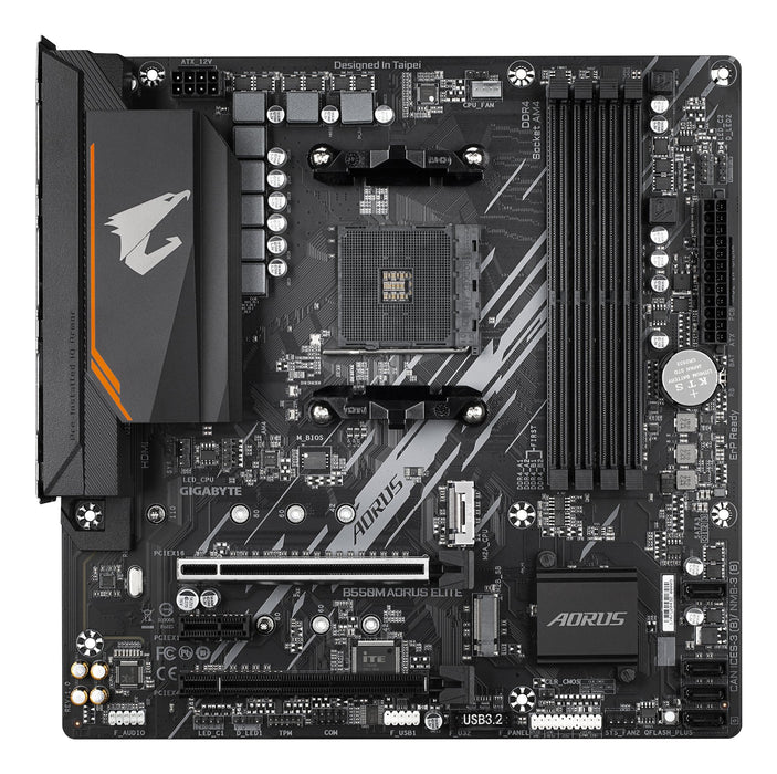 EAN 4719331809546 - GIGABYTE B550M AORUS ELITE placa base AMD B550 Zócalo AM4 micro ATX imagen 2