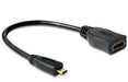 EAN 4043619653911 - DeLOCK 65391 cable HDMI 0,23 m HDMI tipo A (Estándar) HDMI tipo D (Micro) Negro imagen 1