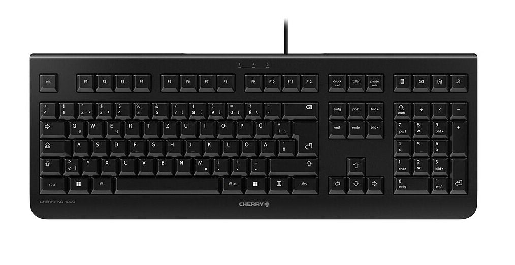 EAN 4025112116339 - CHERRY KC 1000 teclado Hogar / Oficina USB QWERTY Portugués Negro imagen 1