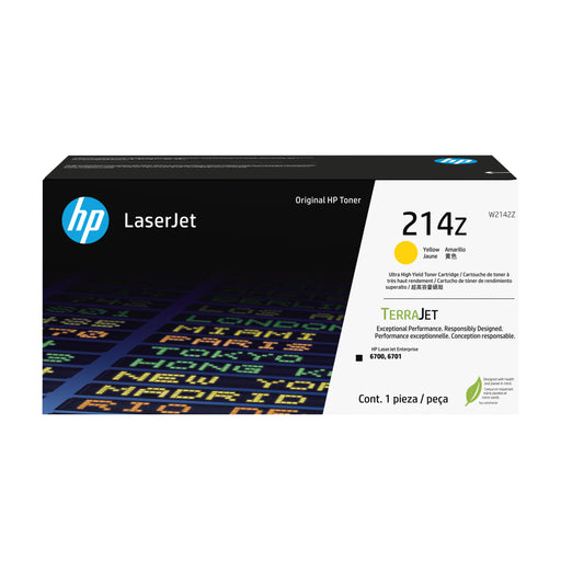 EAN 0196337061613 - HP 214Z Ylw Original LaserJet Toner Crtg cartucho de tóner 1 pieza(s) imagen 1
