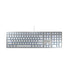EAN 4025112088636 - CHERRY KC 6000 Slim teclado Universal USB Inglés de EE. UU. Plata, Blanco imagen 1