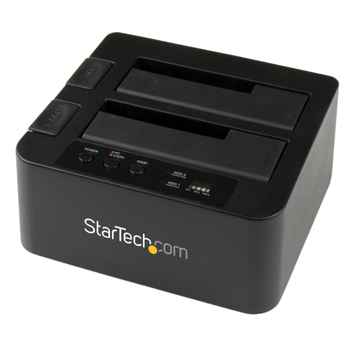 EAN 0065030855884 - StarTech.com SDOCK2U33RE duplicador de datos y soporte Duplicador de HDD/ SSD (discos duros/unidades de e imagen 1