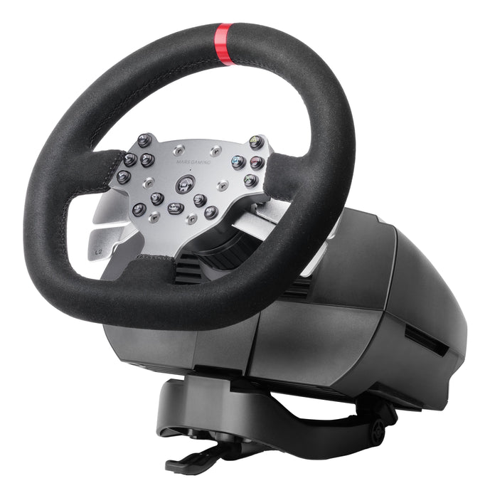 EAN 8435693109655 - Mars Gaming MWHRSX mando y volante Negro Volante + Pedales Analógico/Digital Android, PC, PlayStation 4,  imagen 4