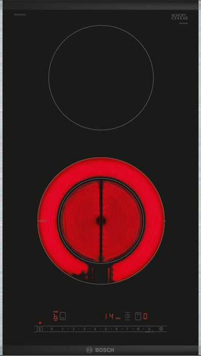 EAN 4242005283286 - Bosch Serie 6 PKF375FP2E hobs Negro Integrado 30 cm Cerámico 2 zona(s) imagen 1