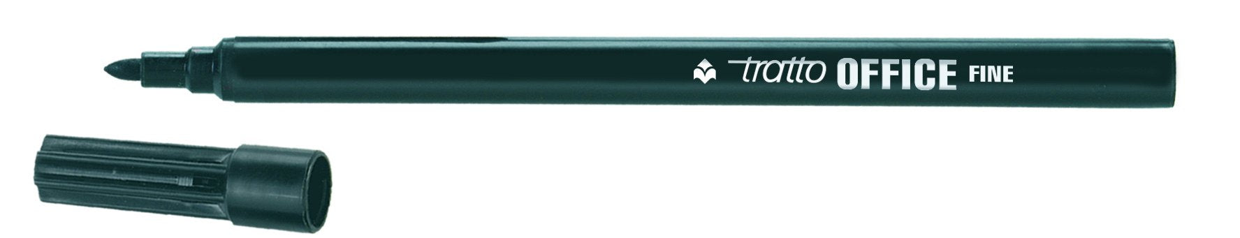 EAN 8000825730634 - Tratto Office Fine rotulador Negro 12 pieza(s) imagen 1