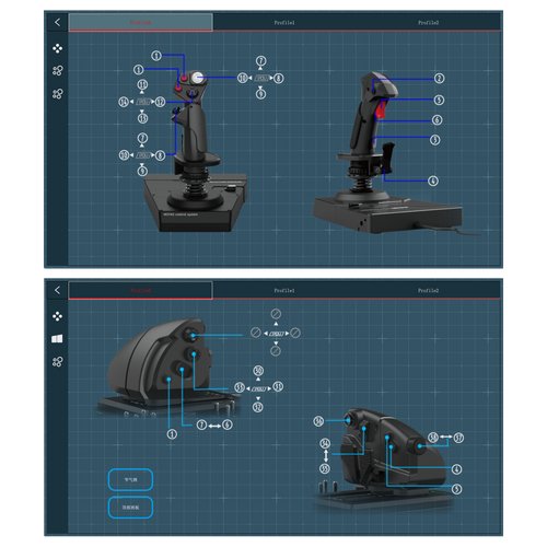 EAN 810050912266 - Hori HPC-045U mando y volante Negro USB Joystick/Palanca de control lateral + cuadrante de aceleración PC imagen 12