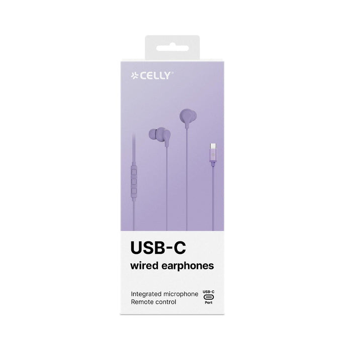 EAN 8021735218654 - Celly UP1600TYPECVL auricular y casco Auriculares Alámbrico Dentro de oído Llamadas/Música USB Tipo C Vio imagen 8