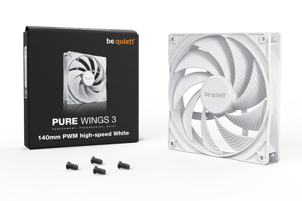 EAN 4260052191002 - be quiet! Pure Wings 3 140mm PWM high-speed White Carcasa del ordenador Ventilador 14 cm Blanco 1 pieza(s imagen 3