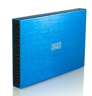 EAN 8436531554750 - 3GO HDD25BL13 caja para disco duro externo Azul 2.5" imagen 1
