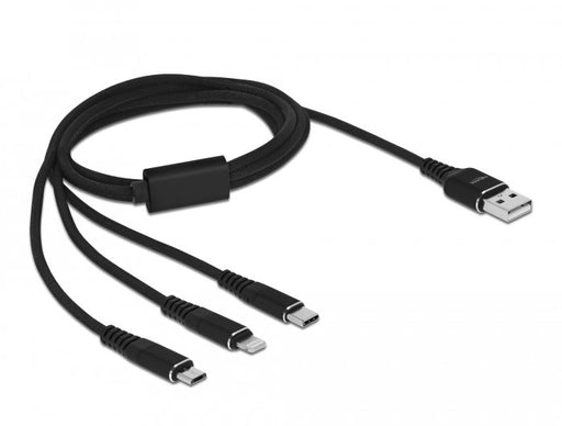 EAN 4043619871551 - DeLOCK 87155 cable USB USB 2.0 USB A Micro-USB B/Lightning/Apple 30-pin imagen 1