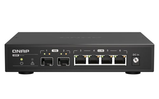 EAN 4713213518816 - QNAP QSW-2104-2S switch No administrado 2.5G Ethernet Negro imagen 1