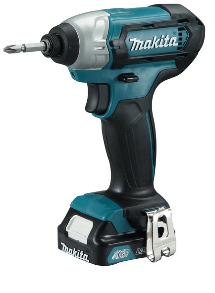 EAN 0088381800747 - Makita TD110DSMJ atornilladora de impacto con batería 1/4" 2600 RPM 110 Nm Negro, Turquesa 10,8 V imagen 1