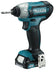 EAN 0088381800747 - Makita TD110DSMJ atornilladora de impacto con batería 1/4" 2600 RPM 110 Nm Negro, Turquesa 10,8 V imagen 1