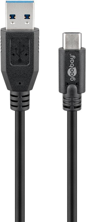 EAN 4040849731419 - Goobay 73141 cable USB USB 3.2 Gen 1 (3.1 Gen 1) 3 m USB A USB C Negro imagen 1