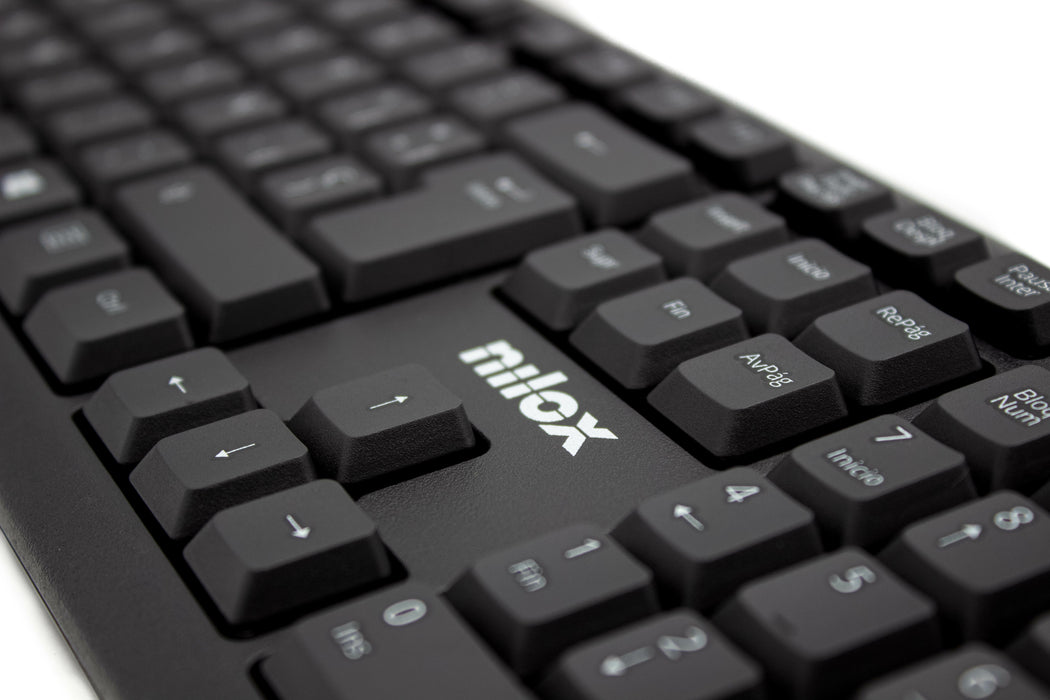 EAN 8436556146145 - Nilox NXKBE000002 teclado Universal QWERTY Español Negro imagen 6