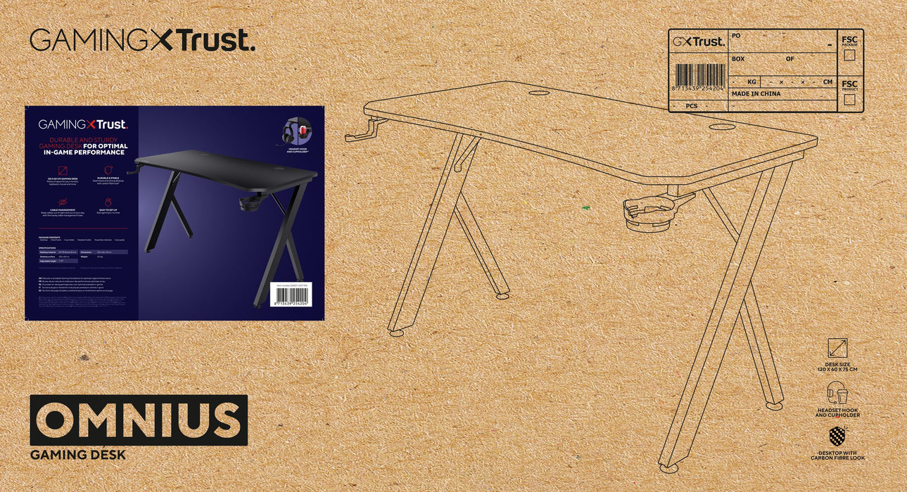 EAN 8713439254198 - Trust GXT 710 Luminus Pro Negro imagen 9