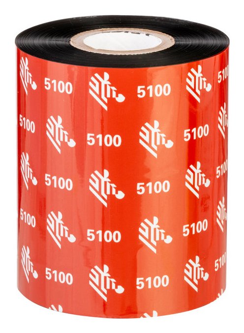 EAN 5052178143640 - Zebra 5100 Resin cinta térmica 450 m Negro imagen 1