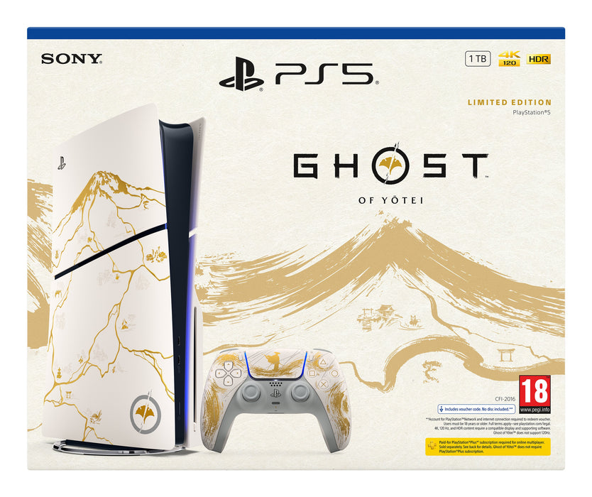 EAN 711719599463 - Sony PlayStation 5 - Ghost of Yotei Gold Limited Edition 1,02 TB Wifi Negro, Blanco imagen 6