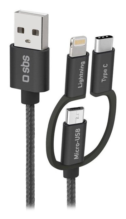 EAN 8018417335136 - SBS TECABLEUSBIP531BW cable USB USB 2.0 1,2 m USB A Micro-USB A Negro imagen 1