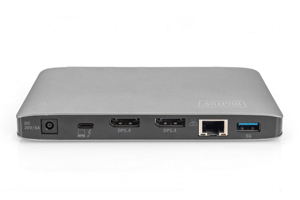 EAN 4016032480921 - Digitus DA-70895 base para portátil y replicador de puertos Alámbrico Thunderbolt 3 Negro, Gris imagen 5
