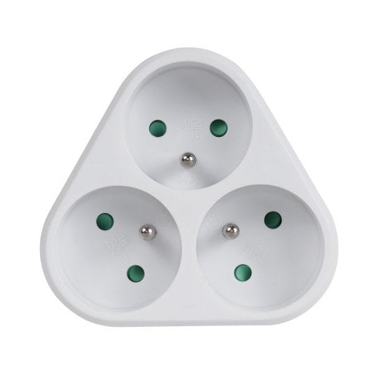 EAN 5902211109839 - Maclean MCE214 adaptador de enchufe eléctrico Tipo E (FR) Tipo F Blanco imagen 1