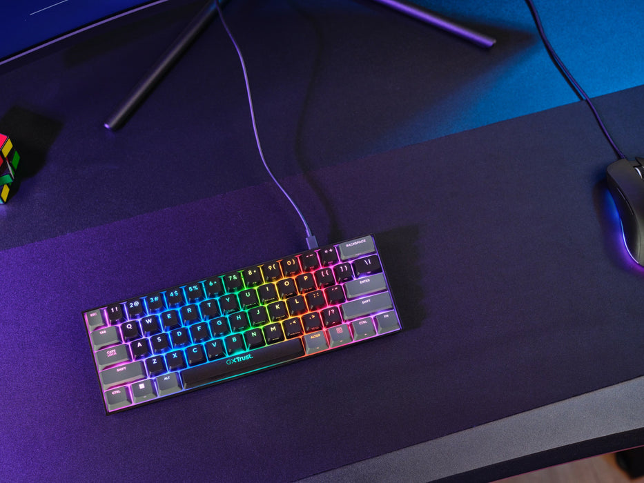 EAN 8713439248821 - Trust GXT 867 Acira teclado Juego USB QWERTY Inglés de EE. UU. Negro imagen 8