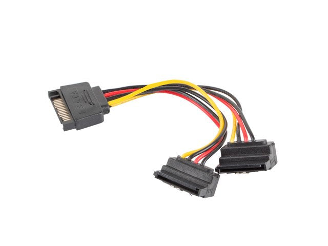 EAN 5901969413205 - Lanberg CA-SASA-10CU-0015 cable de SATA 0,15 m SATA de 15 pines 2 x SATA de 15 pines Negro, Rojo, Amarill imagen 2