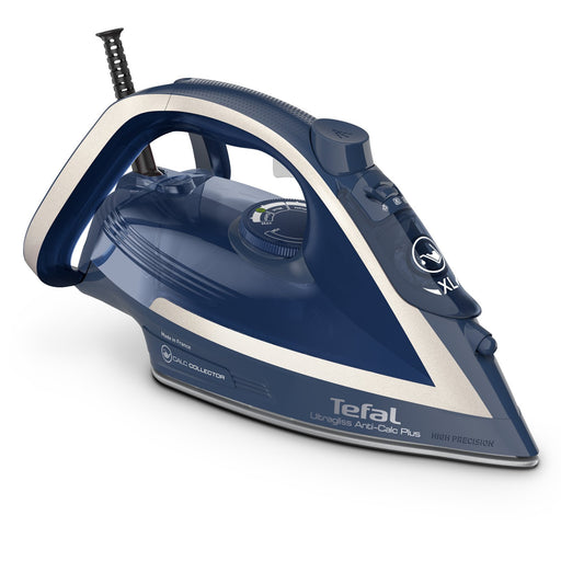 EAN 3121040077153 - Tefal Ultragliss Anti-Calc Plus FV6830 Plancha a vapor 2800 W Azul, Plata imagen 1