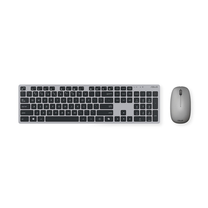 EAN 4711387538395 - ASUS W5000 Wireless Keyboard and Mouse Set teclado Ratón incluido Universal RF inalámbrico Gris imagen 1