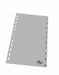 EAN 4005546665580 - Durable 6511-10 Separador numérico con pestaña Polipropileno (PP) Gris imagen 2