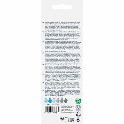 EAN 4005401648062 - Faber-Castell 164806 marcador 6 pieza(s) Punta fina Multicolor imagen 2