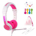 EAN 0630282193024 - BuddyPhones School+ Auriculares Alámbrico Diadema Llamadas/Música Rosa, Blanco imagen 2