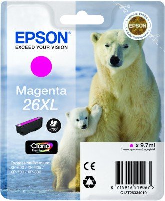EAN 8715946519067 - Epson Polar bear 26XL cartucho de tinta 1 pieza(s) Original Alto rendimiento (XL) imagen 2