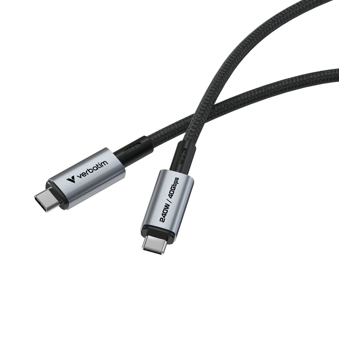EAN 0023942318477 - Verbatim 31847 cable USB USB4 Gen 2x2 1,2 m USB C Negro imagen 2