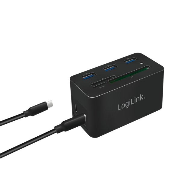 EAN 4052792061338 - LogiLink UA0370 base para portátil y replicador de puertos Alámbrico USB 3.2 Gen 1 (3.1 Gen 1) Type-C Neg imagen 2