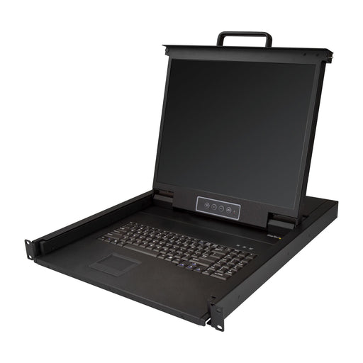 EAN 65030872492 - StarTech.com RKCONS1901 consola de rack 48,3 cm (19") 1280 x 1024 Pixeles Acero Negro imagen 1