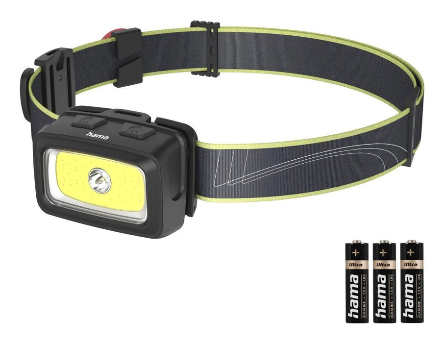 EAN 4047443534965 - Hama HL350 Negro, Azul, Amarillo Linterna con cinta para cabeza LED imagen 6