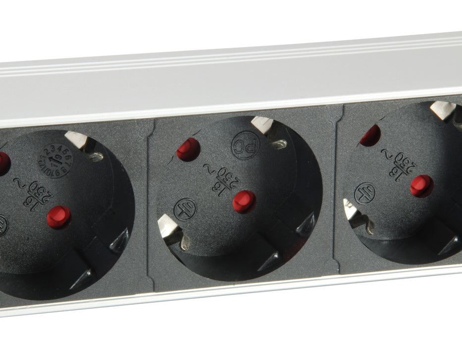 EAN 4015867208441 - Equip 333309 base múltiple 1,8 m 7 salidas AC Interior Negro, Blanco imagen 3