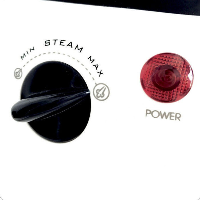 EAN 5608475009204 - Haeger SS-24S.005A plancha Plancha a vapor Suela de acero inoxidable 2400 W Negro, Blanco imagen 3