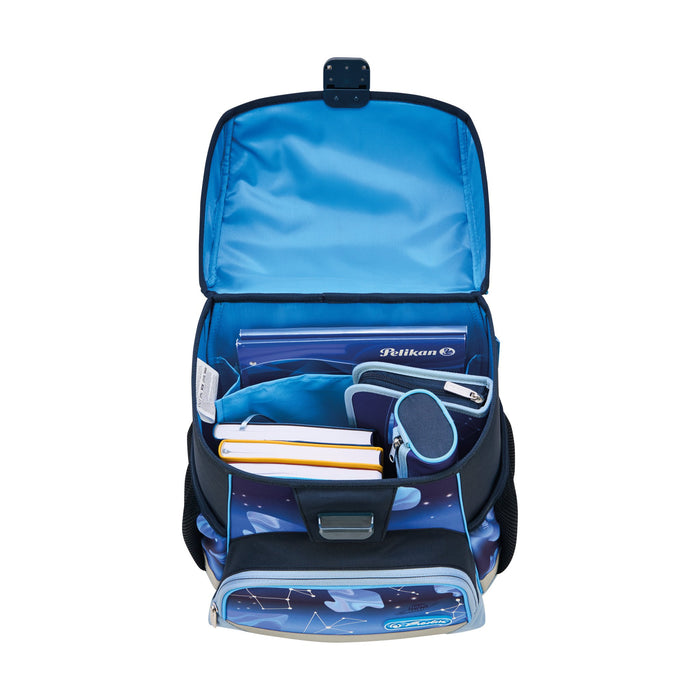 EAN 4008110397122 - Herlitz Loop Plus Cosmic Explorer juego de mochila escolar Niño Poliéster Azul, Azul oscuro imagen 7