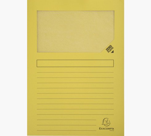 EAN 3130630501091 - Exacompta 50109E carpeta Caja de cartón Amarillo A4 imagen 1