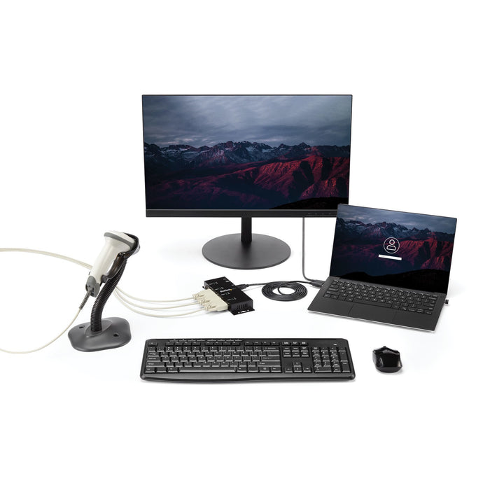 EAN 0065030848343 - StarTech.com ICUSB2324I hub de interfaz USB 2.0 Type-B Negro imagen 4